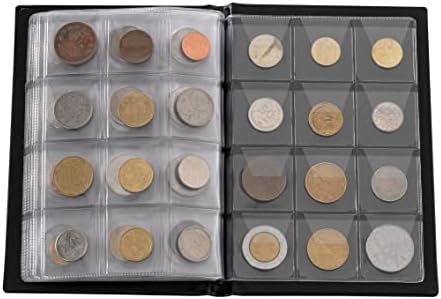 96 אוסף מטבעות כולל אלבום מטבע | ספר נומיסמטי מלא של מטבעות שונים | 50 מדינות זרות ייחודיות | אוספי מטבעות שלמים | בחירה